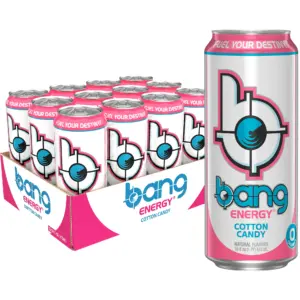 Bang Cotton Candy Energy Drink | 16 Ounce | 12 Pack Cans