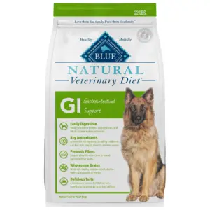 Blue Buffalo Natural Veterinary Diet GI Support Dry Dog Food | Chicken | 22-lb. Bag