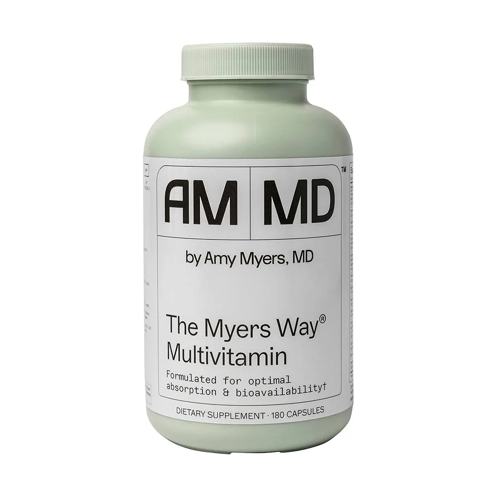 Amy Myers MD The Myers Way Multivitamin | Supports Healthy Immune | Thyroid and Adrenal Function | Gluten-Free | Non-Dairy and Iron Free Healthcare Supplement