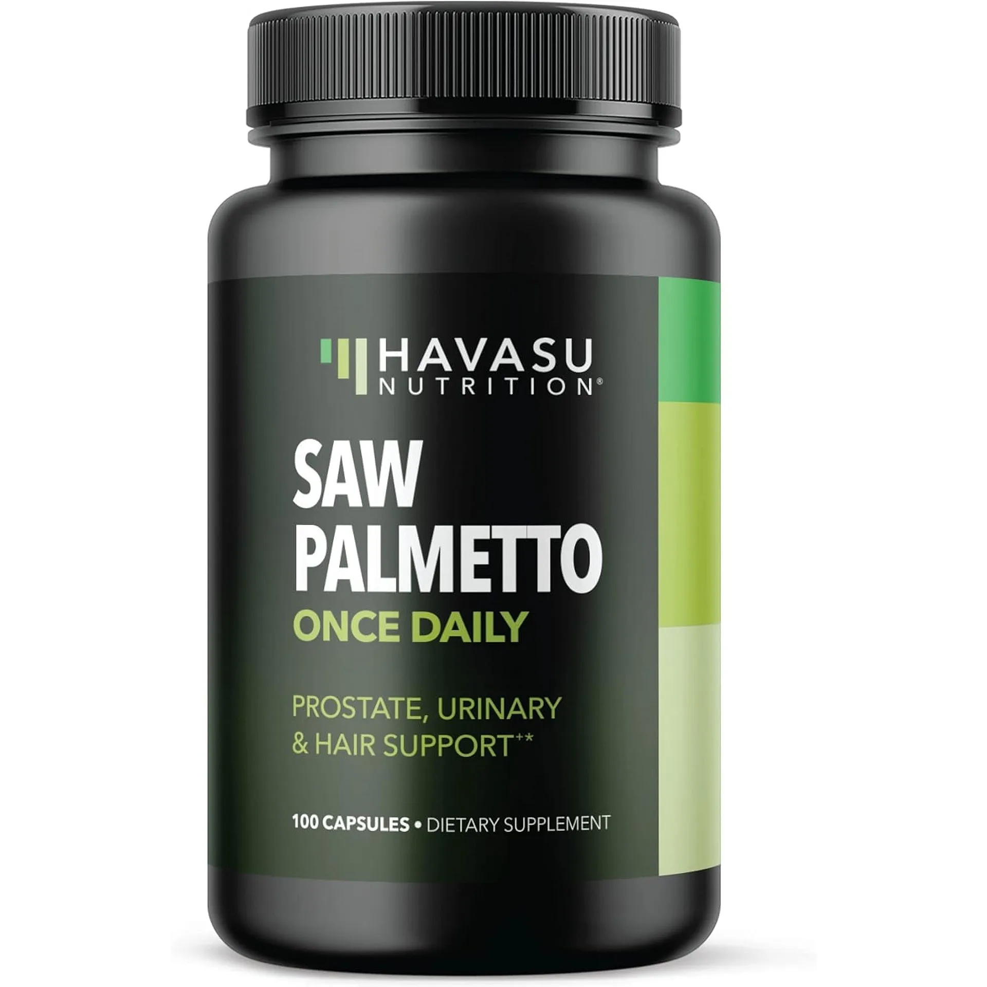 Havasu Saw Palmetto Supplement for Men | Natural DHT Blocker Hair Loss Vitamins Pills | 100ct