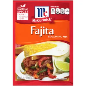 McCormickÂ® Fajitas Seasoning | 1.12 Ounce. Packet