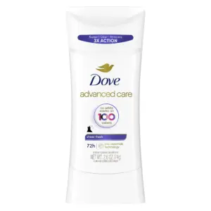 Dove Advanced Care Antiperspirant Deodorant Stick for Women Sheer Fresh | 2.6 Ounce | Cucumber | Freesias | Lily | Rose
