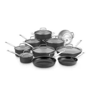 Cuisinart Chefs Classic 17-Piece Nonstick Hard Anodized Cookware Set (Premium Edition)