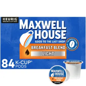 Pack of 2 | Maxwell House Breakfast Blend Mild Roast K-Cup Coffee Pods | 84 Ct Box