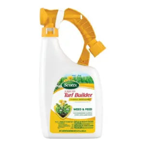 Scotts Liquid Turf Builder with Plus 2 Weed Control | 32 Ounce. | 6,000 Sq. ft