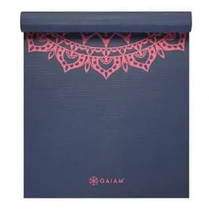 Print Yoga Mat | Blue & Pink Marrakesh | 4 Millimeters