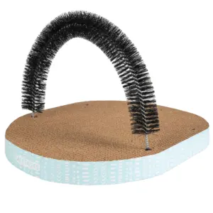 Catstages Scratch and Groom Corrugated Cat Scratch Pad with Catnip | Scratch and Groom | 1
