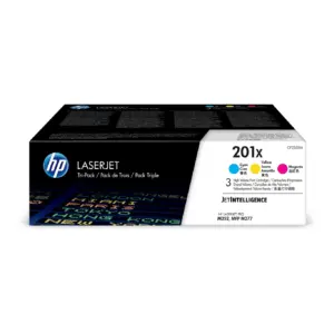 HP 201X 3-pack High Yield Cyan/Magenta/Yellow Original LaserJet Toner (Premium Edition)
