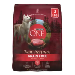 Purina One True Instinct Dry Dog Food | Muscle and Joint Support | Grain-Free Real Beef | 12.5 lb Bag | 12.5 lbs