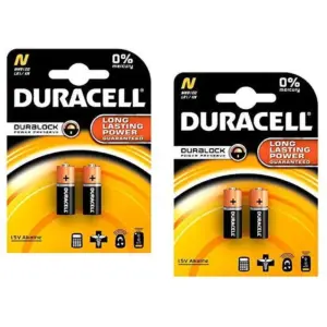 Duracell MN9100/E90/LR1 Medical Battery 1.5 V Card 2 Size N | 2 Count | 2 Pack | 4 Batteries Total