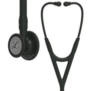 Littmann Cardiology IV Diagnostic Stethoscope | Black | Black Tube | Blue Stem | Black/Blue