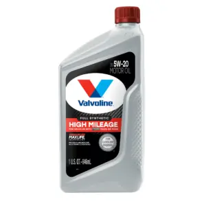 Valvoline Full Synthetic High Mileage with MaxLife Technology 5W-20 Motor Oil 1 QT (Premium Edition)