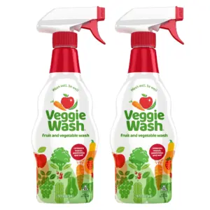 Veggie Wash Fruit and Vegetable Wash | 16-Fluid Ounce | Pack of 2 | 16 Fl Ounce (Pack of 2)