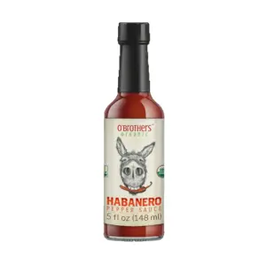 O'Brothers Organic Habanero Pepper Sauce | 5 Ounce