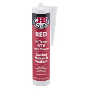 1PK JB Weld 31914 Red High Temperature RTV Silicone Gasket Maker & Sealant 10.3 Ounce