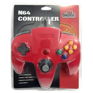 Old Skool N64 Controller for the Nintendo 64 | Red