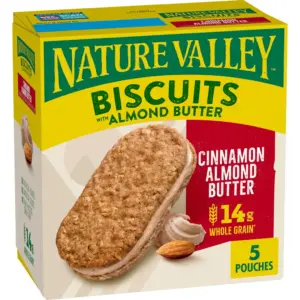 Nature Valley Biscuit Sandwiches | Almond Butter | 5 ct | 6.75 Ounce