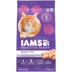 Iams Proactive Health Chicken Dry Cat Food For Kittens | 7 Lb Bag | 7 lbs