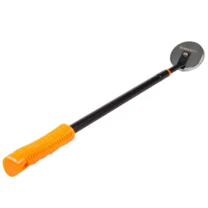 Telescoping Magnetic Pick Up Tool With 50 Lb. Pull Capacity | 40 Inch by Stalwart (Magnet to Pickup Nails | Screws | & Metal Scraps) (Orange)