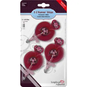 Scrapbook Adhesives by 3L: E-Z Runner Permanent Strips Refill Value Pack | 3 Refills | Double-Sided Adhesive | Refillable | Scrapbooking and Crafts