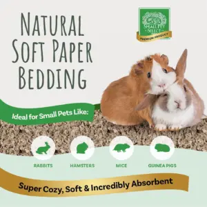 Premium Natural Paper Bedding for Small Pets | Jumbo 178L Pack | USA