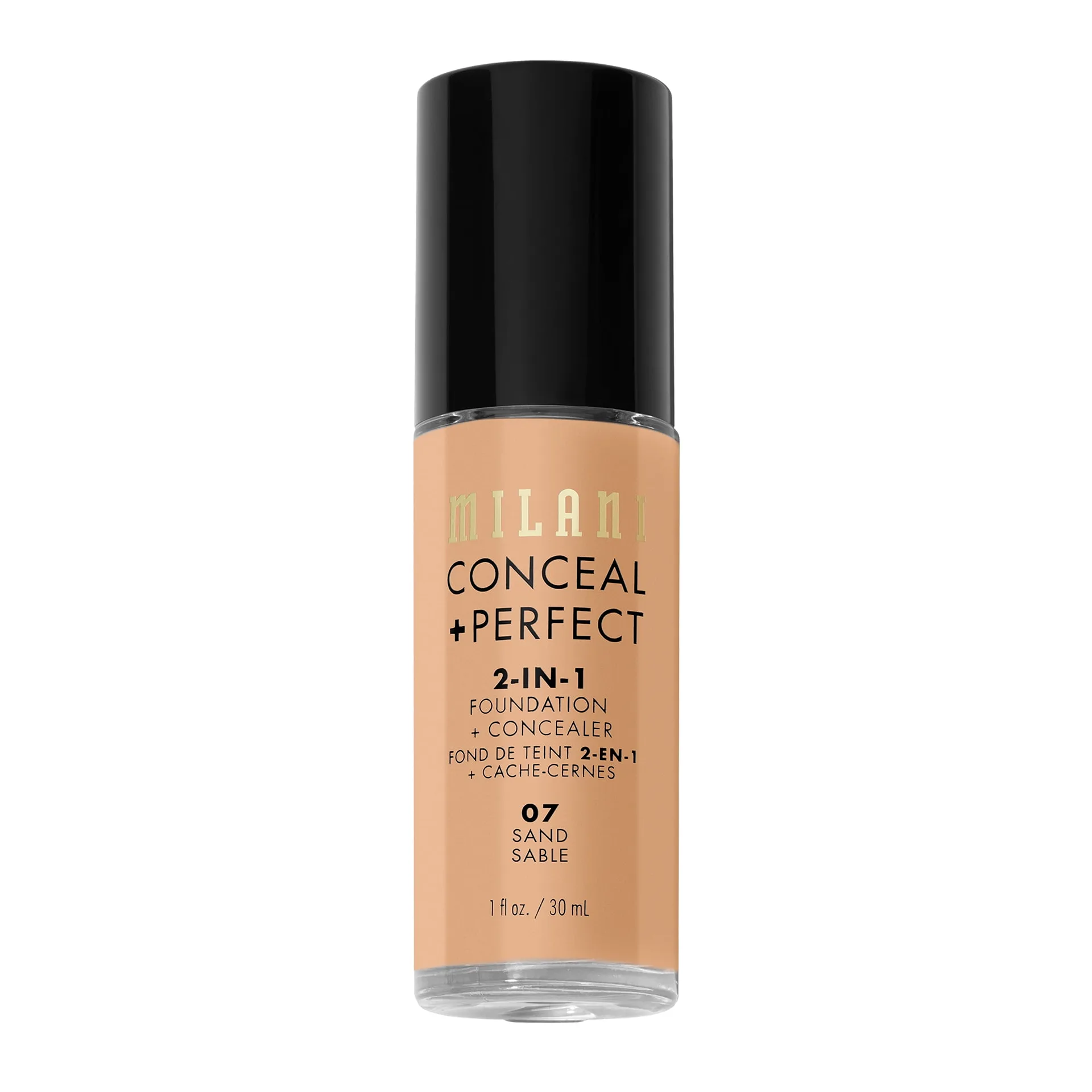 Milani Conceal + Perfect 2-Inch-1 Foundation + Concealer | Sand | 07 Sand