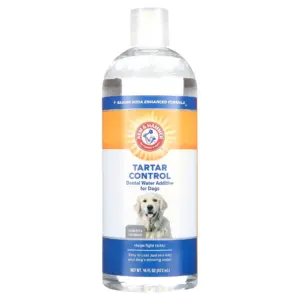 Arm and Hammer Dental Rinse Cleaning Water Additive for Dogs 16 Ounce