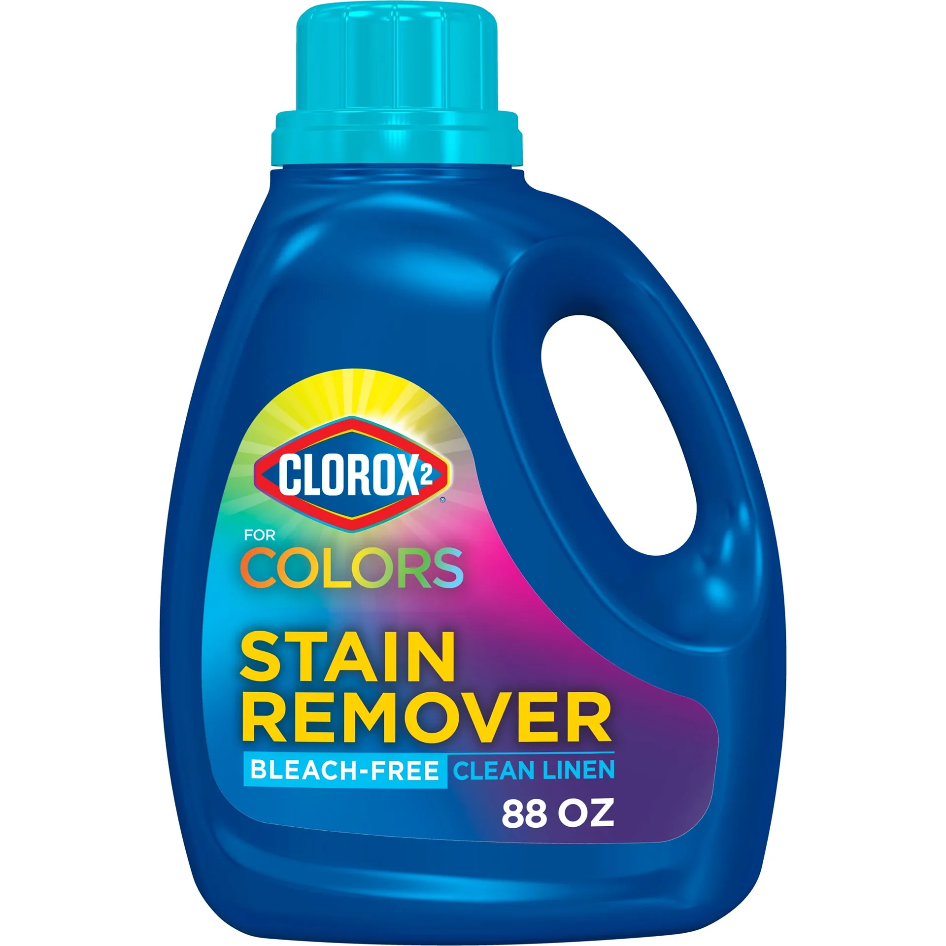Clorox 2 for Colors Stain Remover & Laundry Additive | Bleach Free | Clean Linen | 66 Fluid Ounces