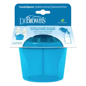 Dr. Brown's Baby Formula Dispenser with Snap-On Lid Travel Lid | Blue | 27 Ounce | 1 Pack