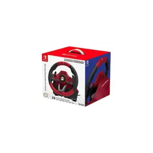 Hori | Red & Black | Super Mario Kart Edition | Nintendo Switch | Deluxe Pro Video Game Racing Wheel