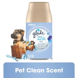 Glade Automatic Spray Refill | Pet Fresh Scent | Scented Air Freshener for Home & Bathroom | 6.2 Ounce | 2 Count