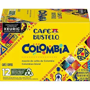 Caf Bustelo 100% Colombian Medium Roast Coffee | 12 Keurig K-Cup Pods