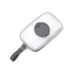 Skip Hop Grab and Go Snug Seal Wipes Case | Grey | Single