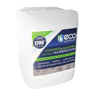 Eco Advance Concrete/Masonry Siloxane Waterproofer | Ready-to-Use | 5 Gallon