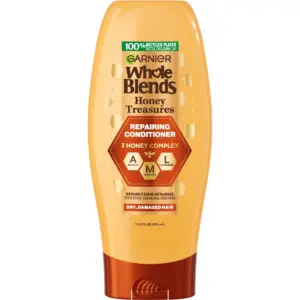 Garnier Whole Blends Honey Treasures Repairing Conditioner with Royal Jelly Honey | 12.5 fl Ounce