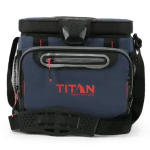 Titan by Arctic Zone 16 Can/12 Liter Zipperless Hardbody Cooler | Navy