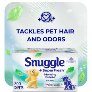 Snuggle Plus SuperFresh Original Fabric Softener Dryer Sheets | 200ct