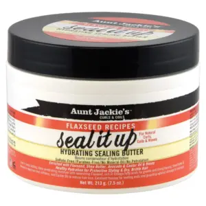 Aunt Jackie's Flaxseed Recipes Seal It Up Hydrating Sealing Butter 7.5 Ounce