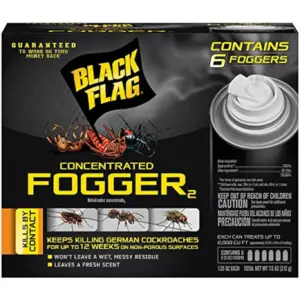 Indoor Fogger (4 Count Pack) | Clear Odorless Formula | Kills Hidden Insects | Fast-Acting Pest Control for Home and Kitchen