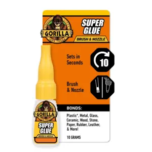 Gorilla Super Glue Brush and Nozzle | 10g