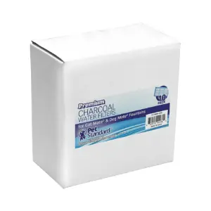 Pet Standard Charcoal Water Filter for Pet Water Fountain (10 Pack) (Premium Edition)