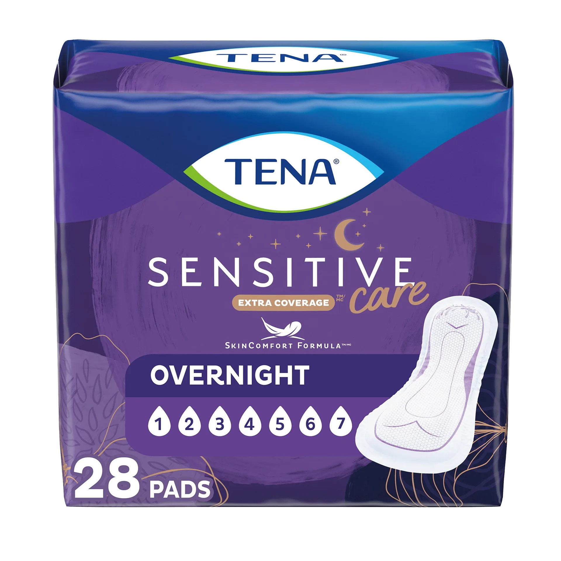 TENA Serenity Overnight Pads 3 x 28 Ct. | 84
