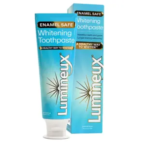 Lumineux Whitening Toothpaste | Fluoride Free and Enamel Safe | 3.75 fl. Ounce