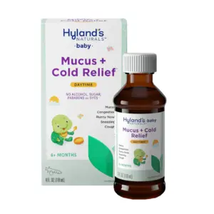 Hyland's Baby Mucus + Cold Relief | Ages 6+ Months | Daytime | 4 fl Ounce | 4 ounces