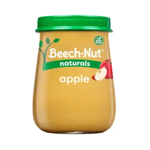 Beech-Nut Naturals Stage 1 Baby Food | Apple | 4 Ounce Jar | Single