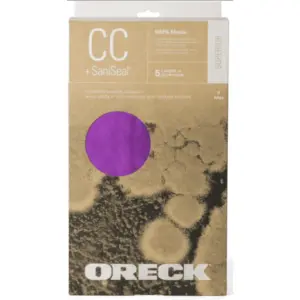 Replacement Part For Oreck Type CC Vacuum Cleaner Purple Color Paper Bags 6PK # AK1CC6H (Premium Edition)