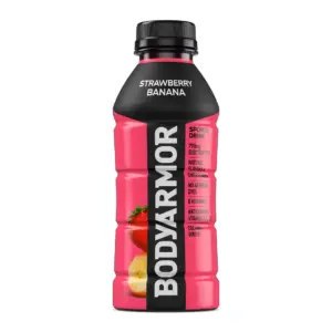 BODYARMOR Strawberry Banana Electrolyte Sports Drink | 16 fl Ounce Bottle
