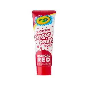 Crayola Bathtub Finger Paint | Radical Red | 3 fl Ounce