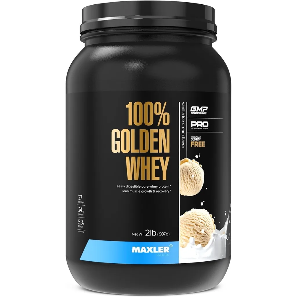 Maxler Golden 7 Protein Blend | Protein Powder for Muscle Gain and Recovery | Vanilla Protein Powder 2 lb