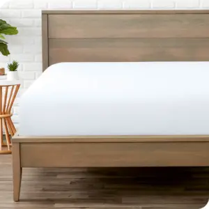 Bare Home Fitted Sheet | Premium 1800 Collection | Deep Pocket | Ultra-Soft Wrinkle Resistant | Queen | White